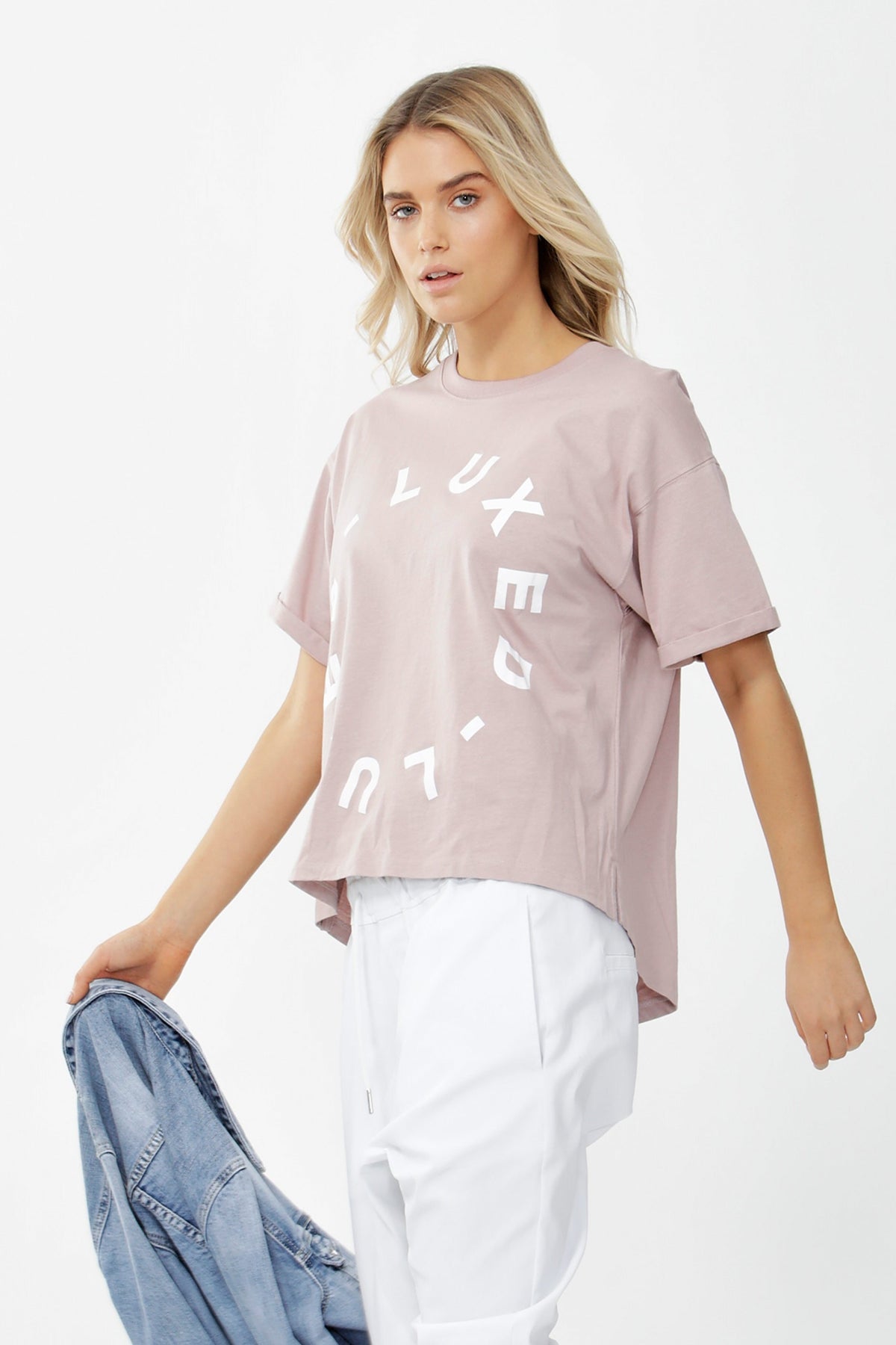 [TEST] Luxe Oversized Logo Tee