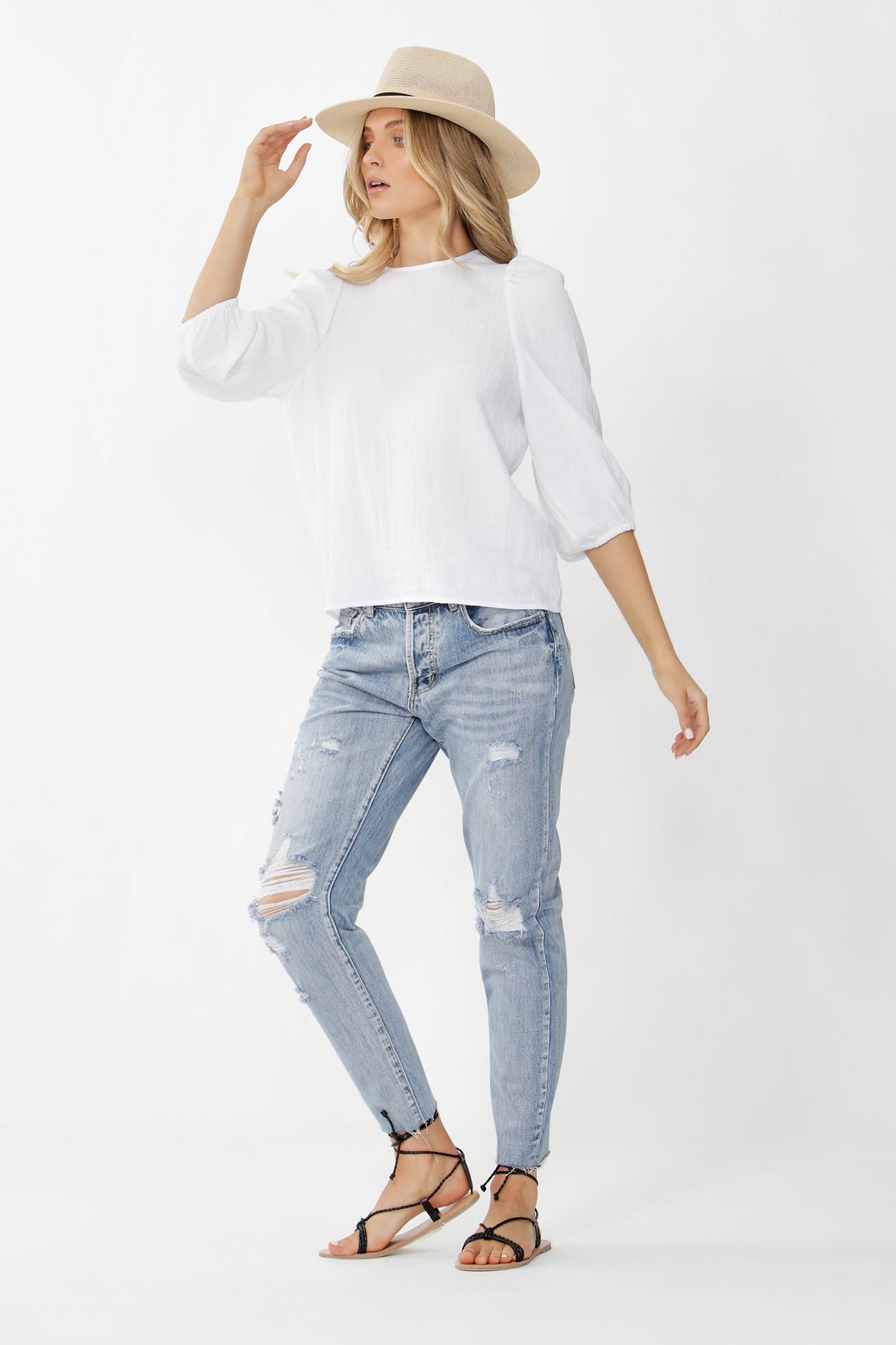[TEST] Ana Puff Sleeve Top