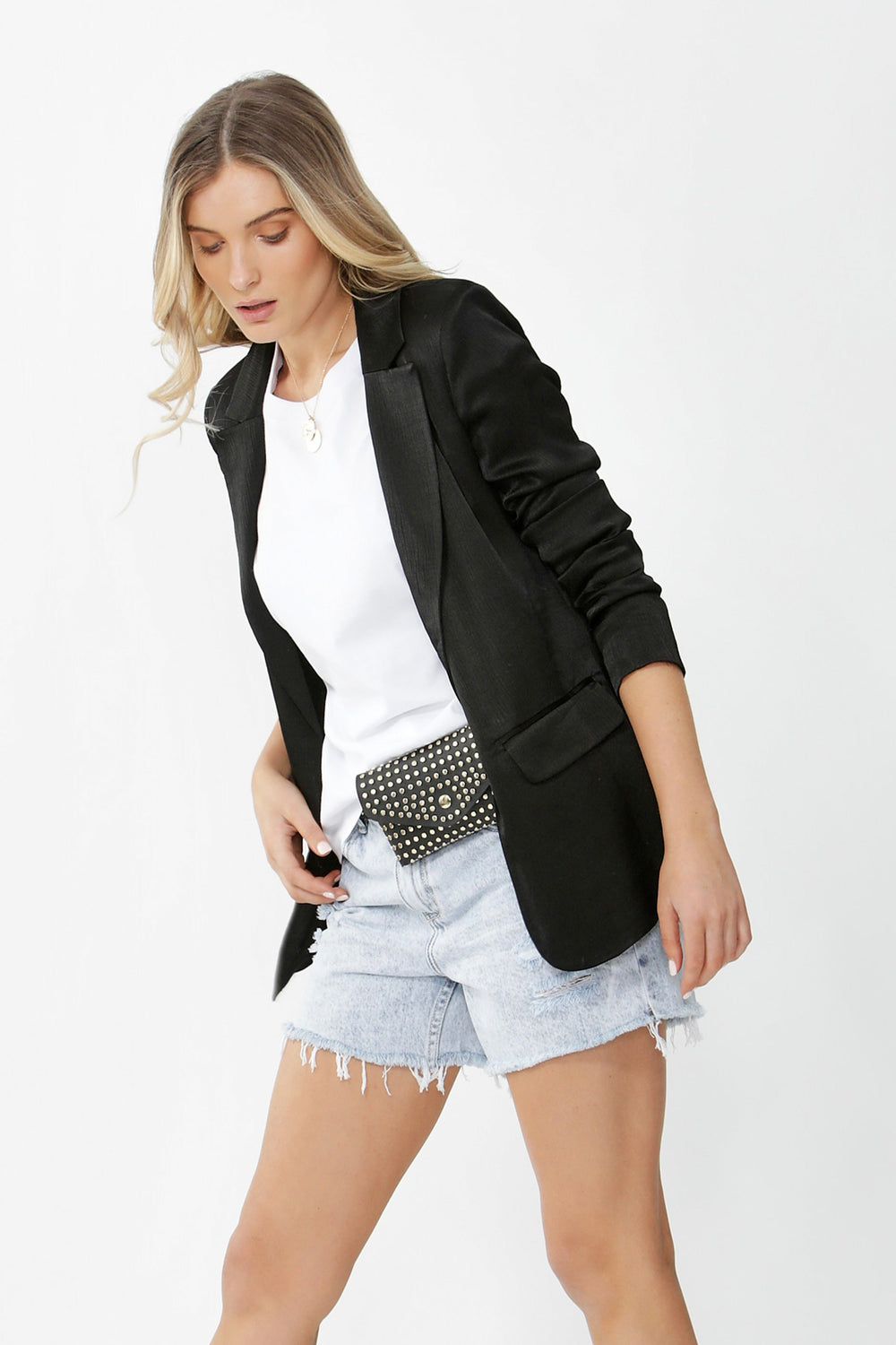 [TEST] Maddie Satin Blazer