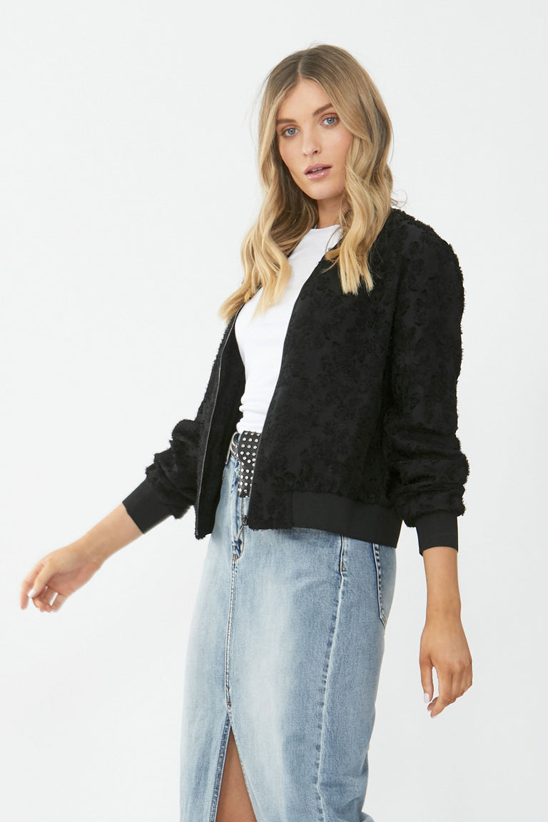 [TEST] Arabella Burnout Bomber Jacket