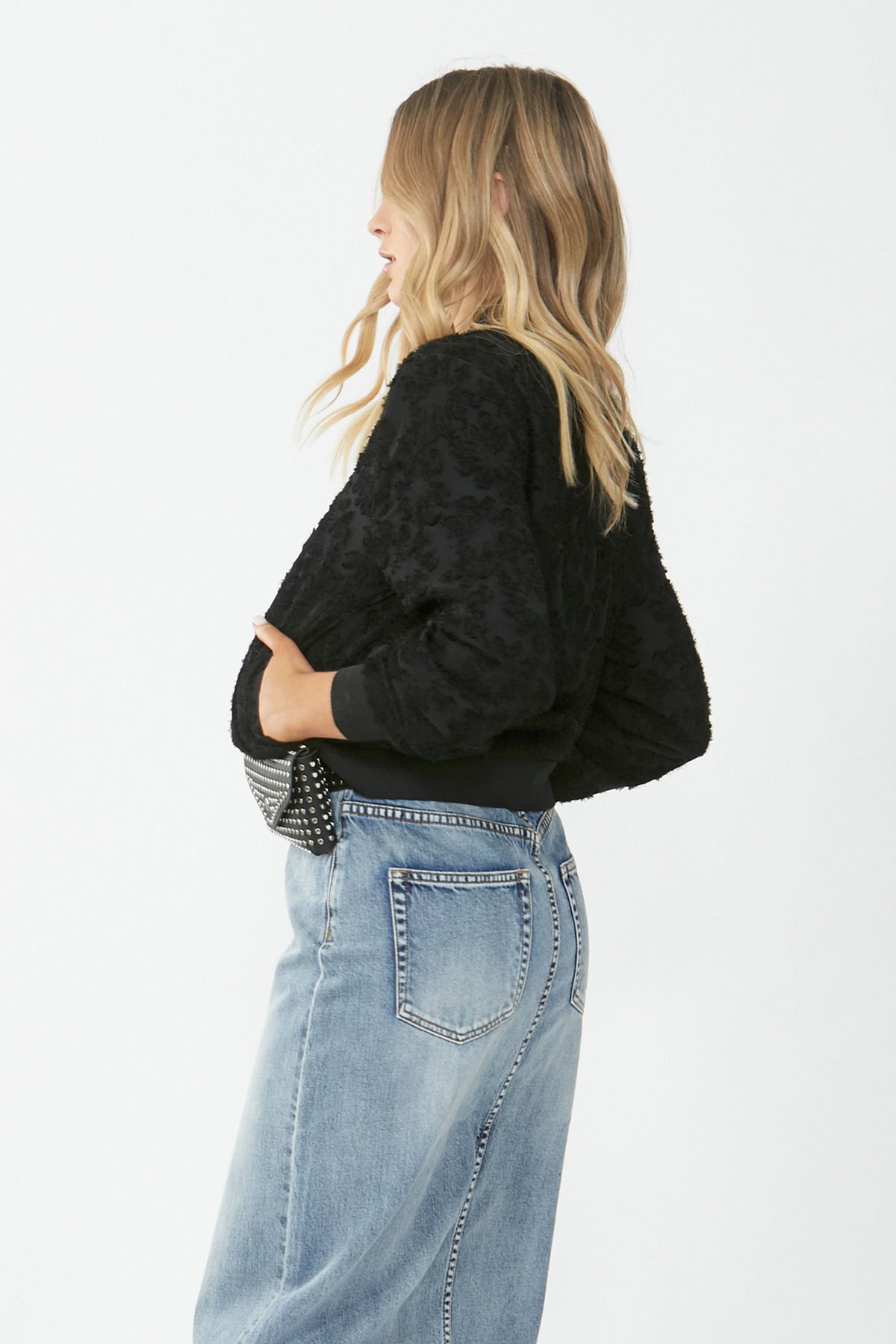 [TEST] Arabella Burnout Bomber Jacket