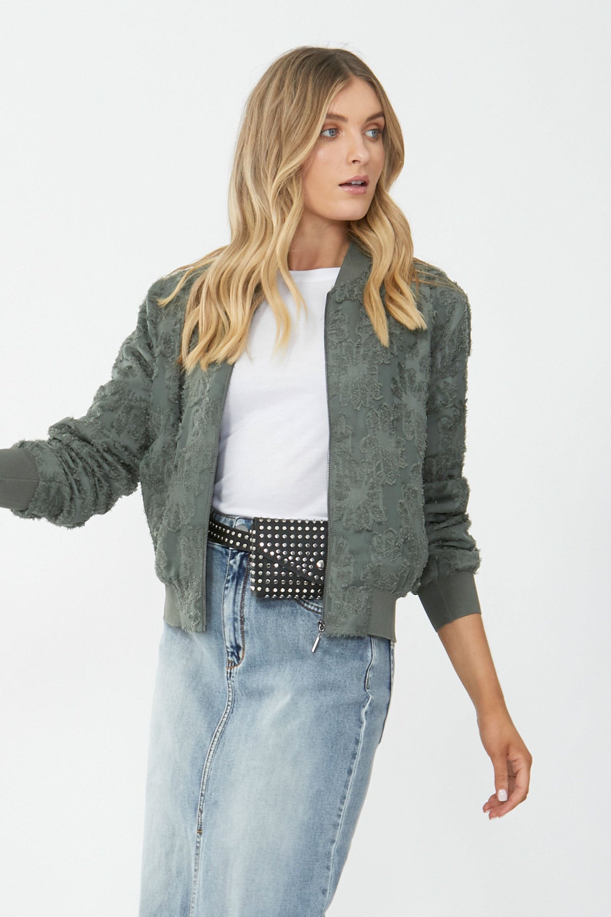 [TEST] Arabella Burnout Bomber Jacket