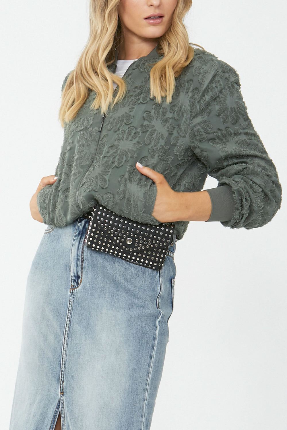 [TEST] Arabella Burnout Bomber Jacket