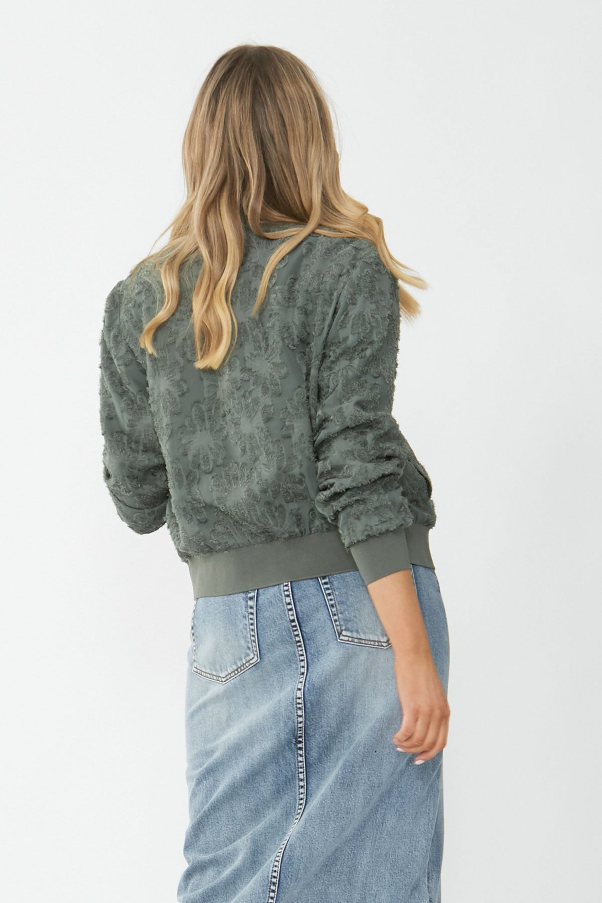 [TEST] Arabella Burnout Bomber Jacket