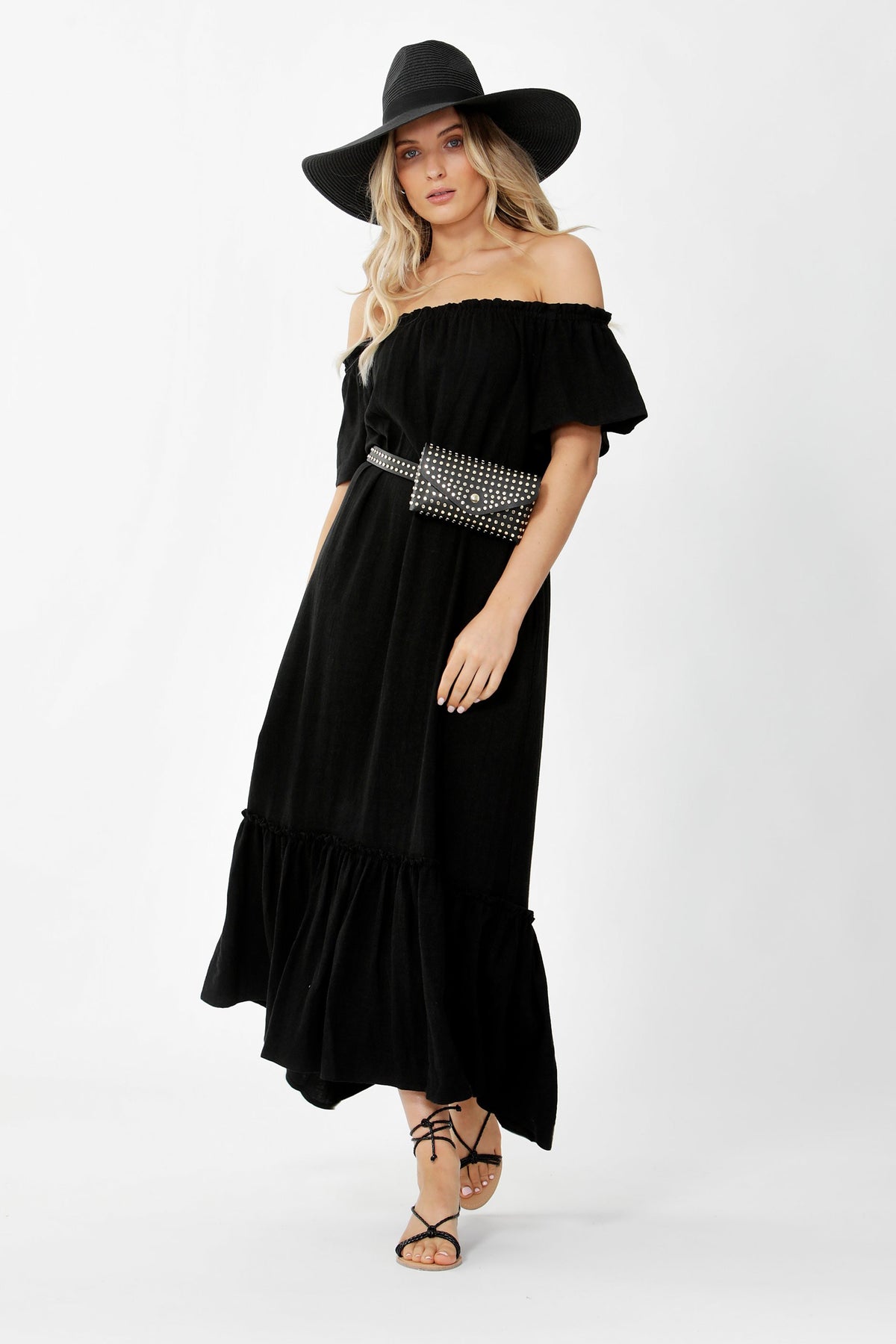 [TEST] Liv Linen Off Shoulder Dress
