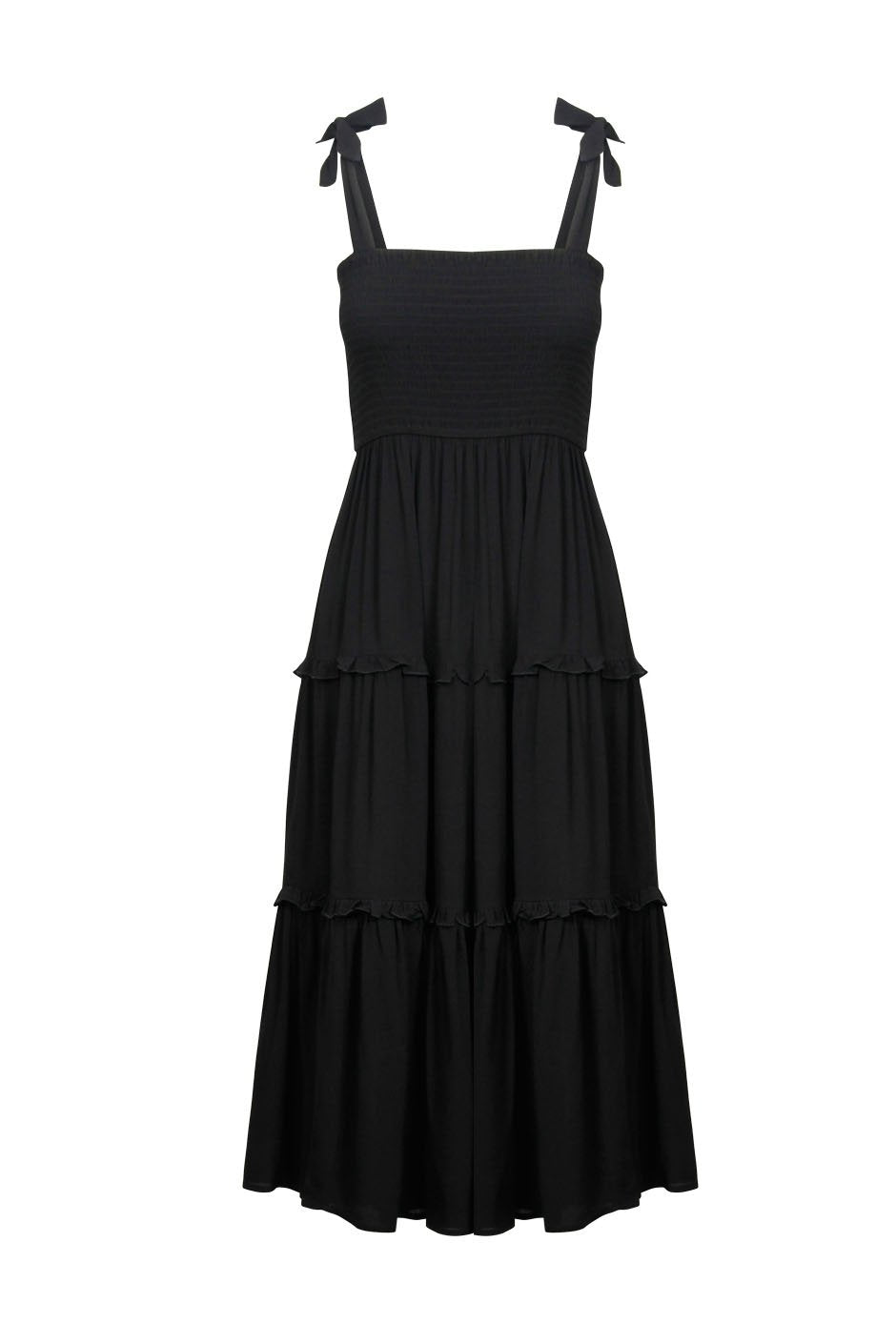 [TEST] Erin Shirred Midi Dress