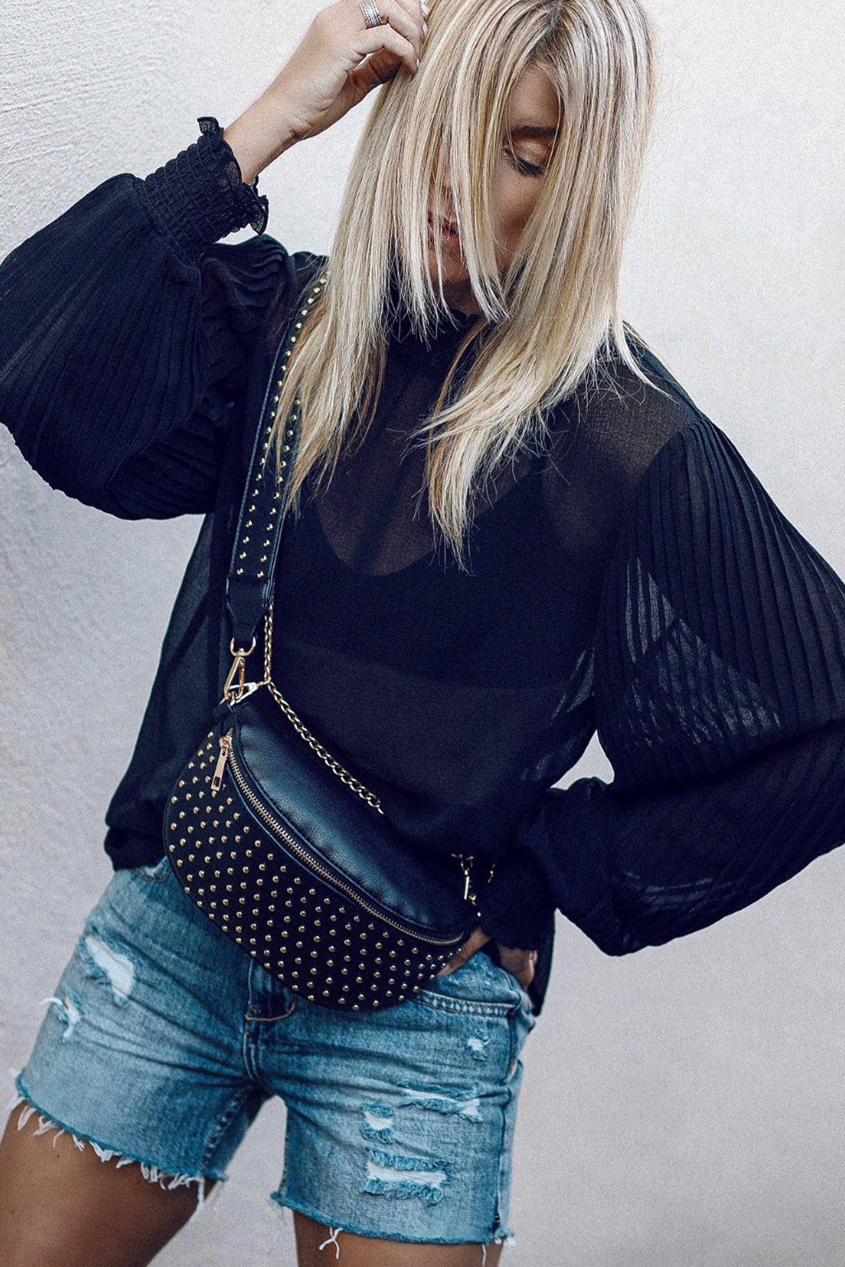 [TEST] Sawyer Pleated Sleeve Blouse