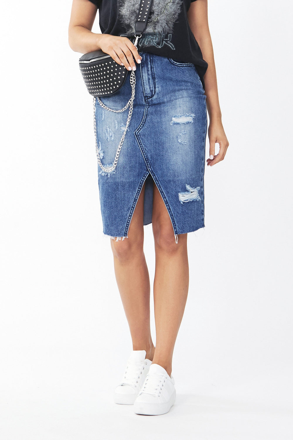 [TEST] Samantha Longline Denim Skirt