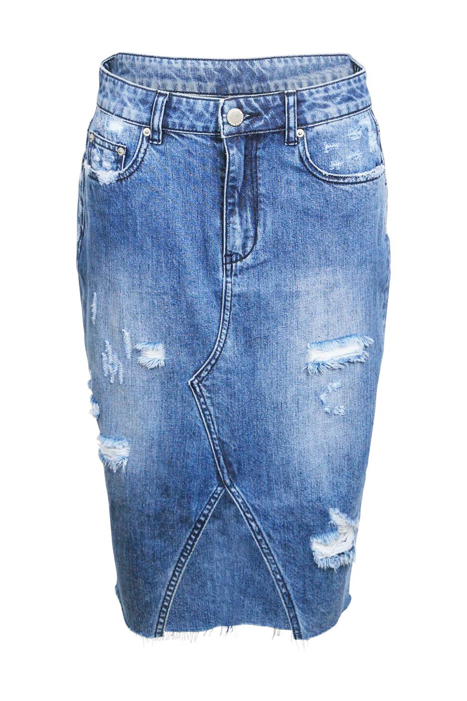 [TEST] Samantha Longline Denim Skirt