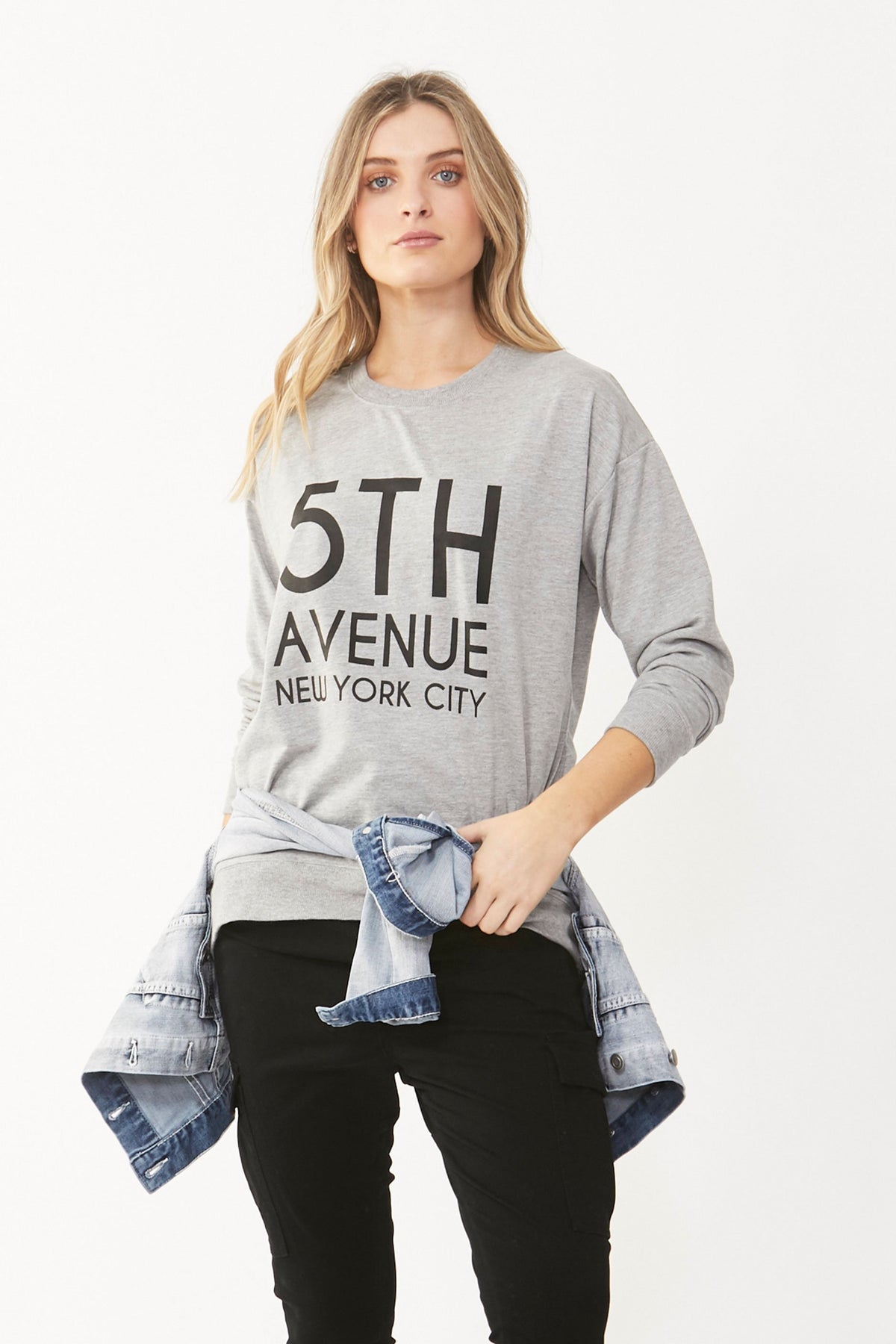 [TEST] 5th Ave Print Sweat