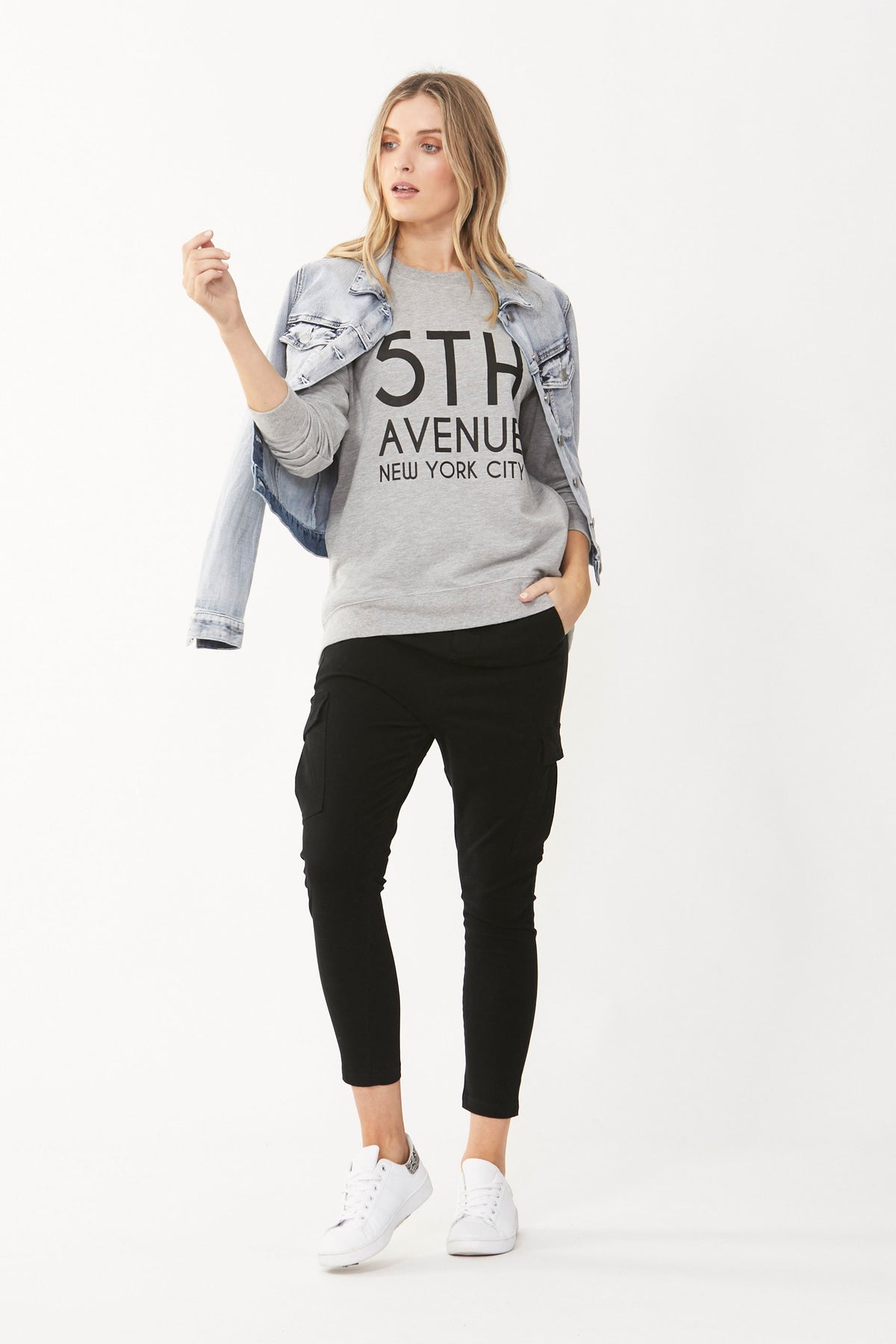 [TEST] 5th Ave Print Sweat