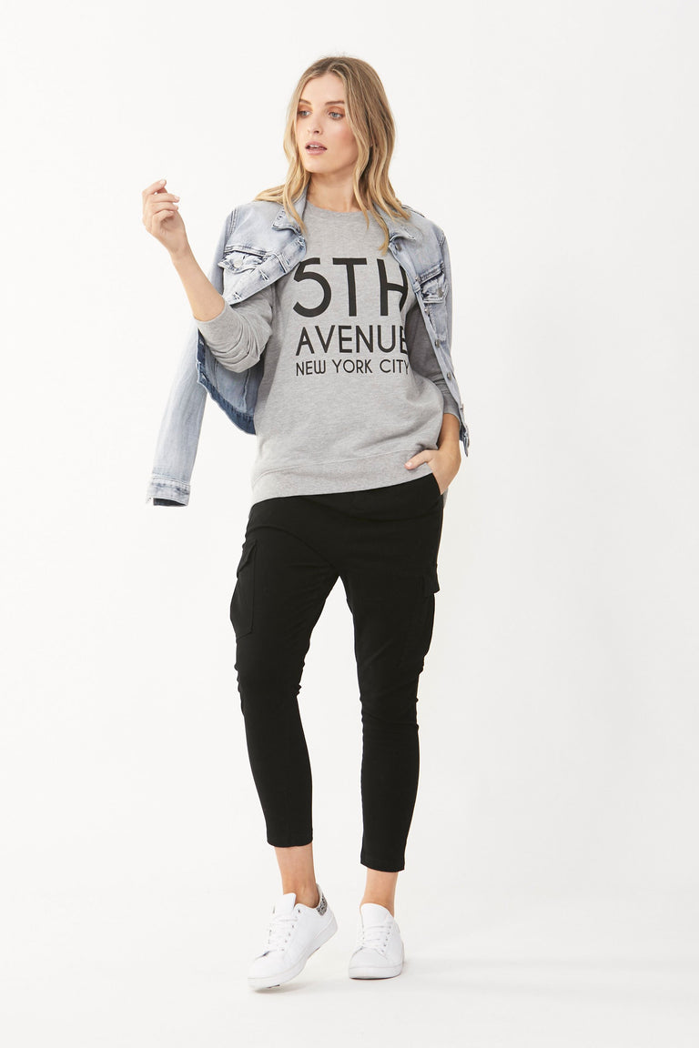 [TEST] 5th Ave Print Sweat