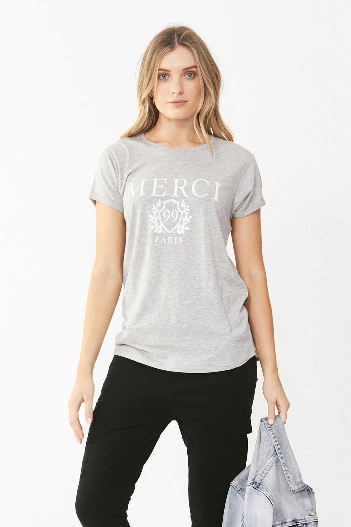 [TEST] Merci Crest Print Tee