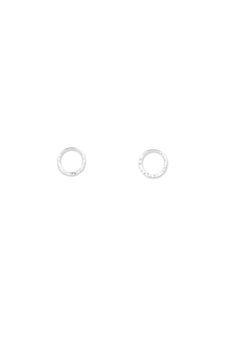 [TEST] Large Open Beaten Circle Studs