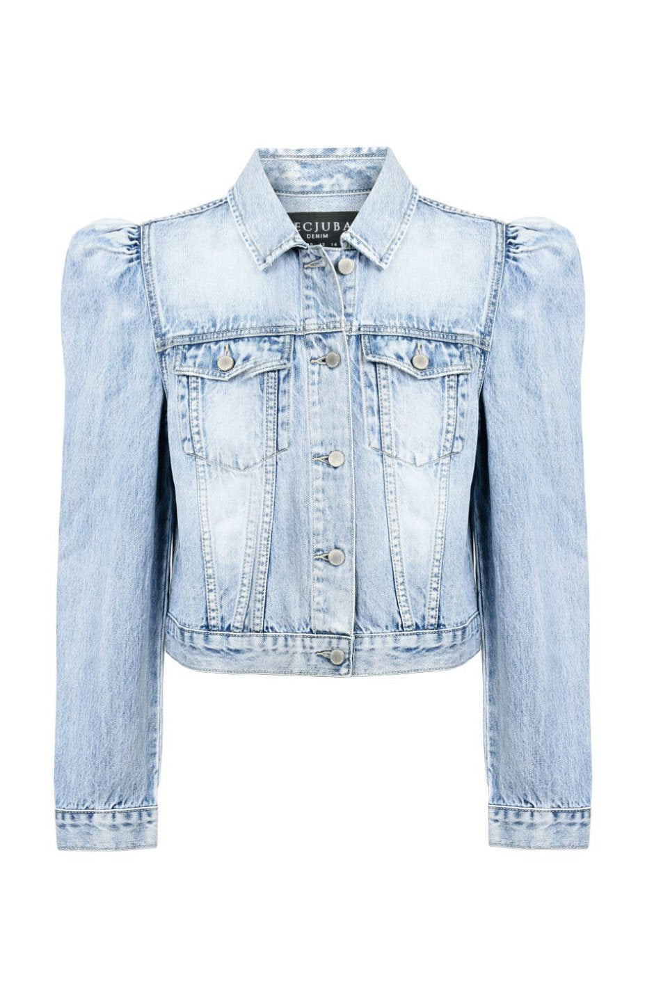 [TEST] Casey Puff Sleeve Denim Jacket