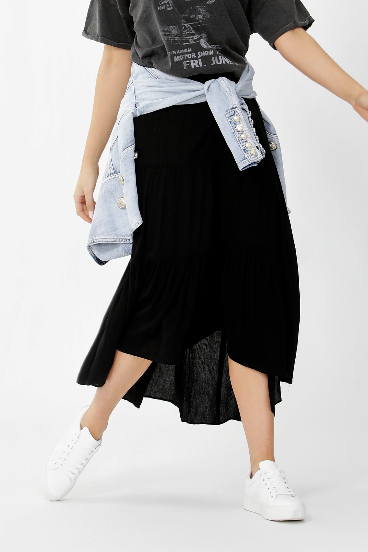 [TEST] Montpellier Tiered Midi Skirt