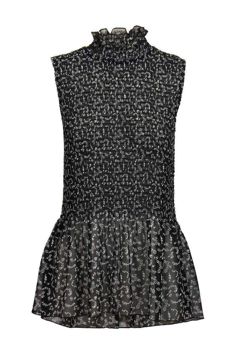 [TEST] Estelle Sleeveless Shirred Top
