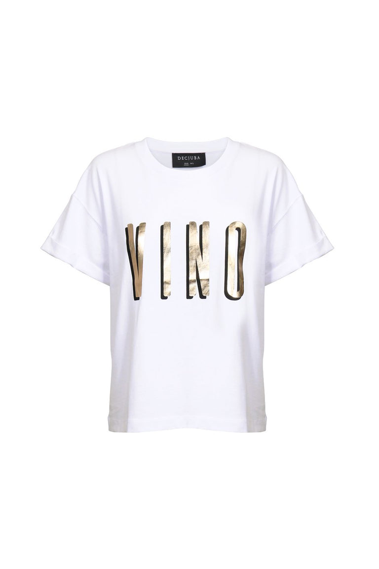 [TEST] Vino Foil Print Tee