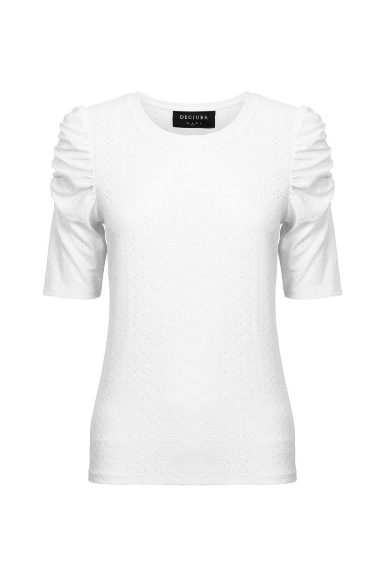 [TEST] Bella Ruched Sleeve Tee