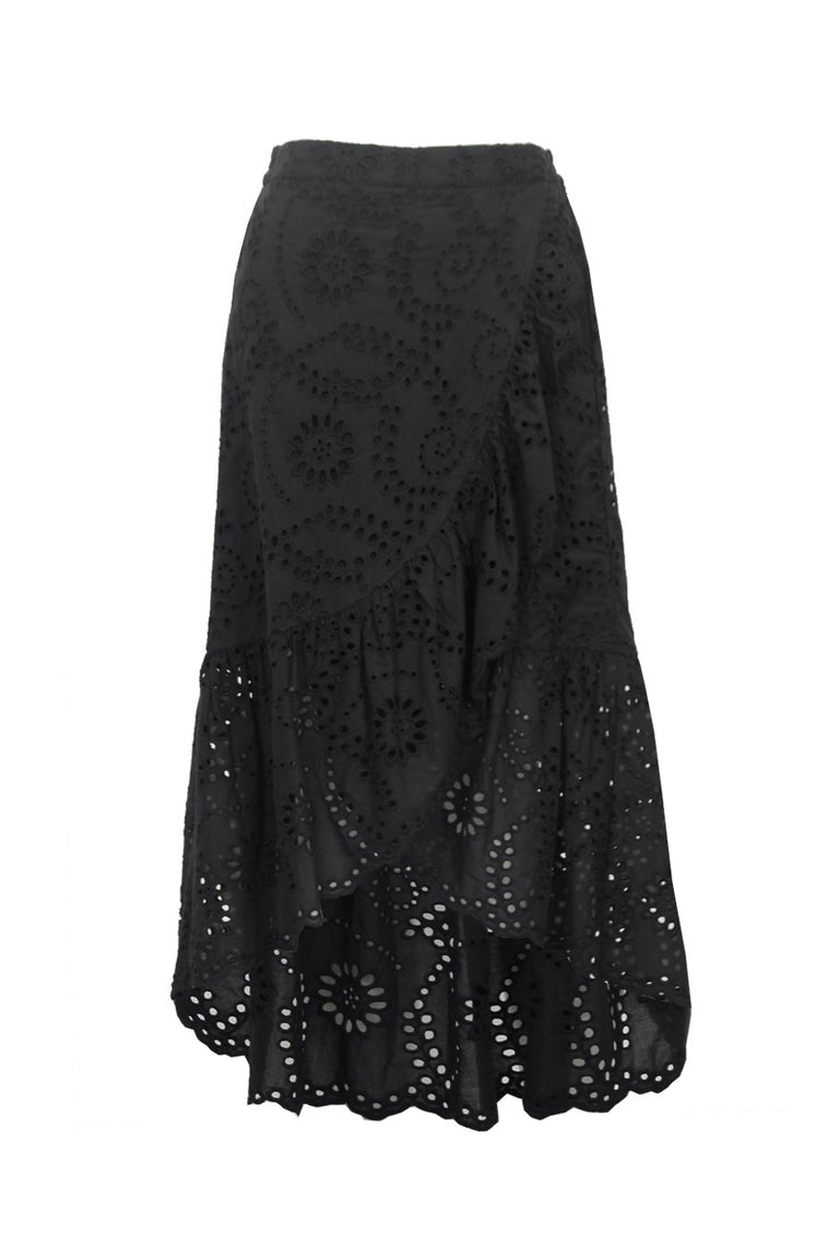 [TEST] Broderie Lace Midi Skirt