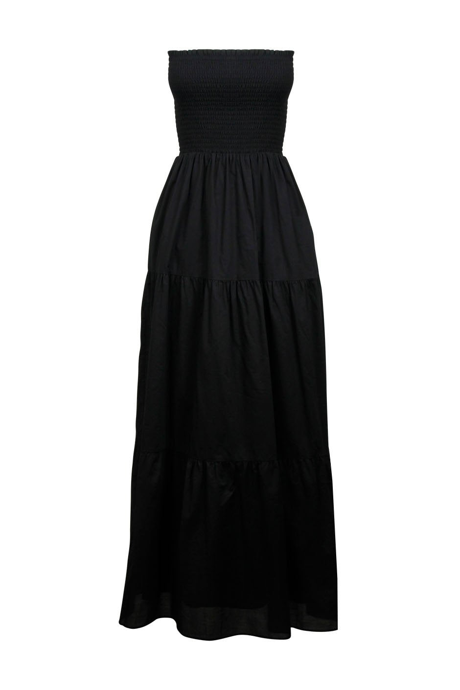 [TEST] Ebony Shirred Maxi Dress
