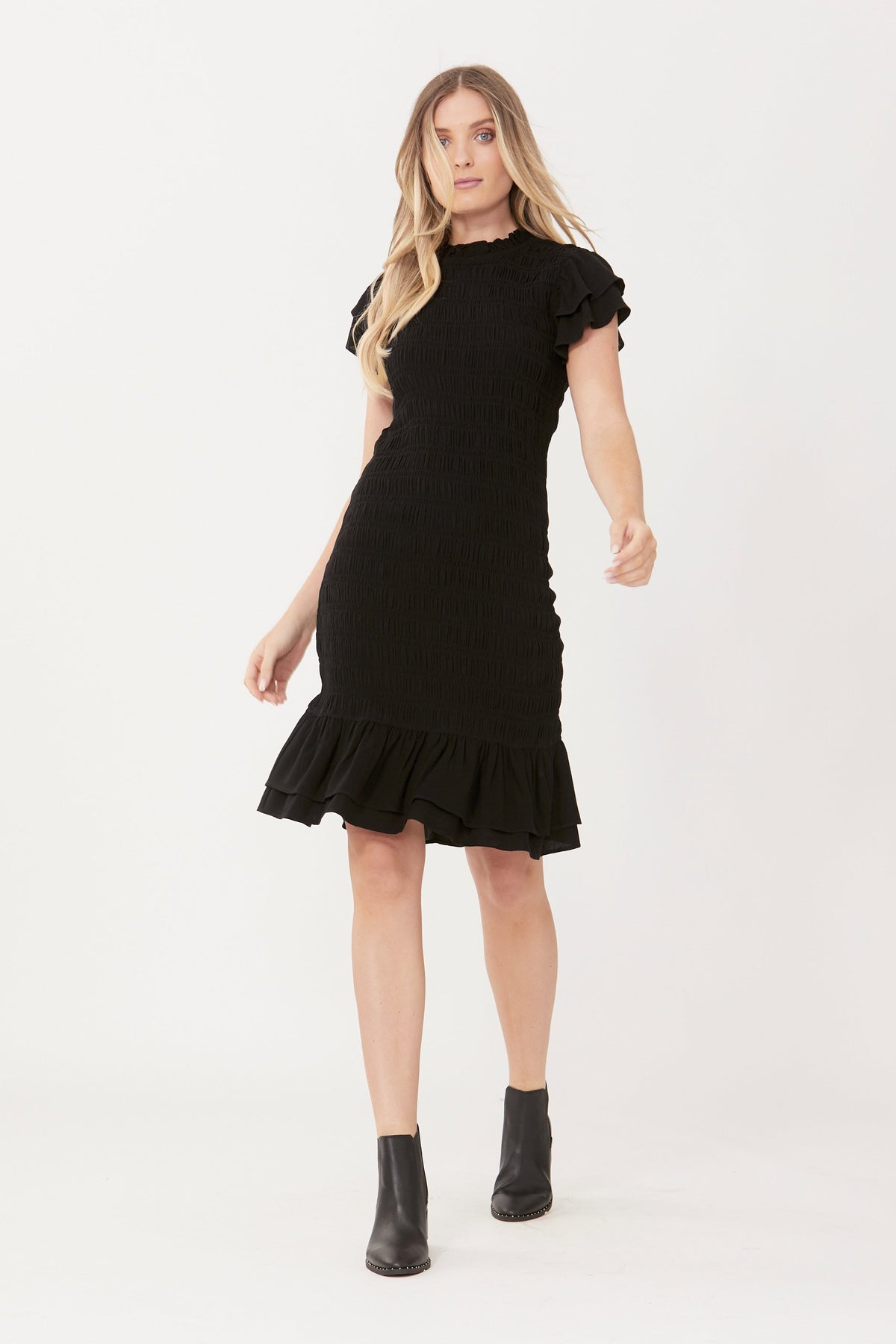 [TEST] Lou Shirred Mini Dress