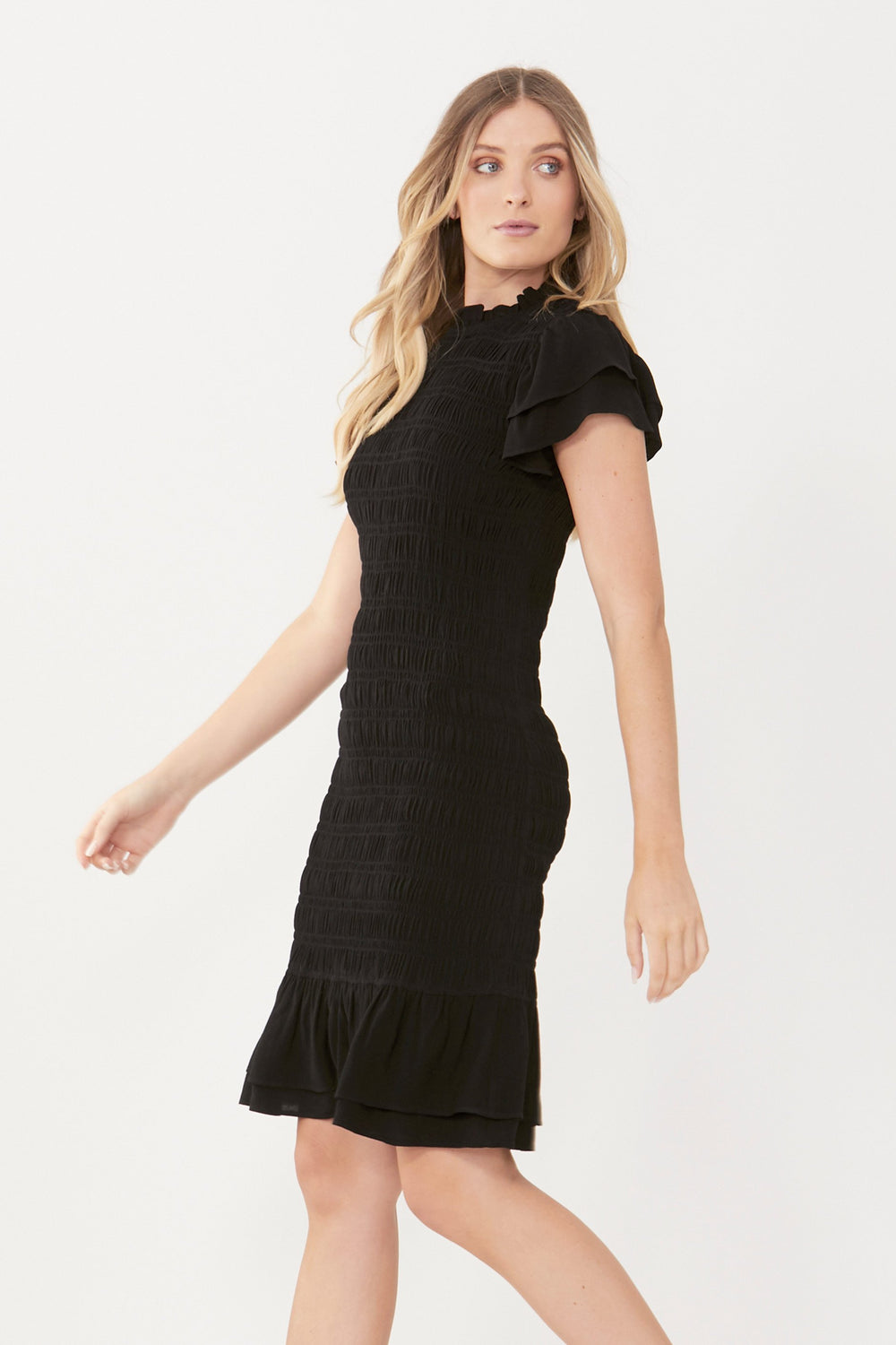 [TEST] Lou Shirred Mini Dress