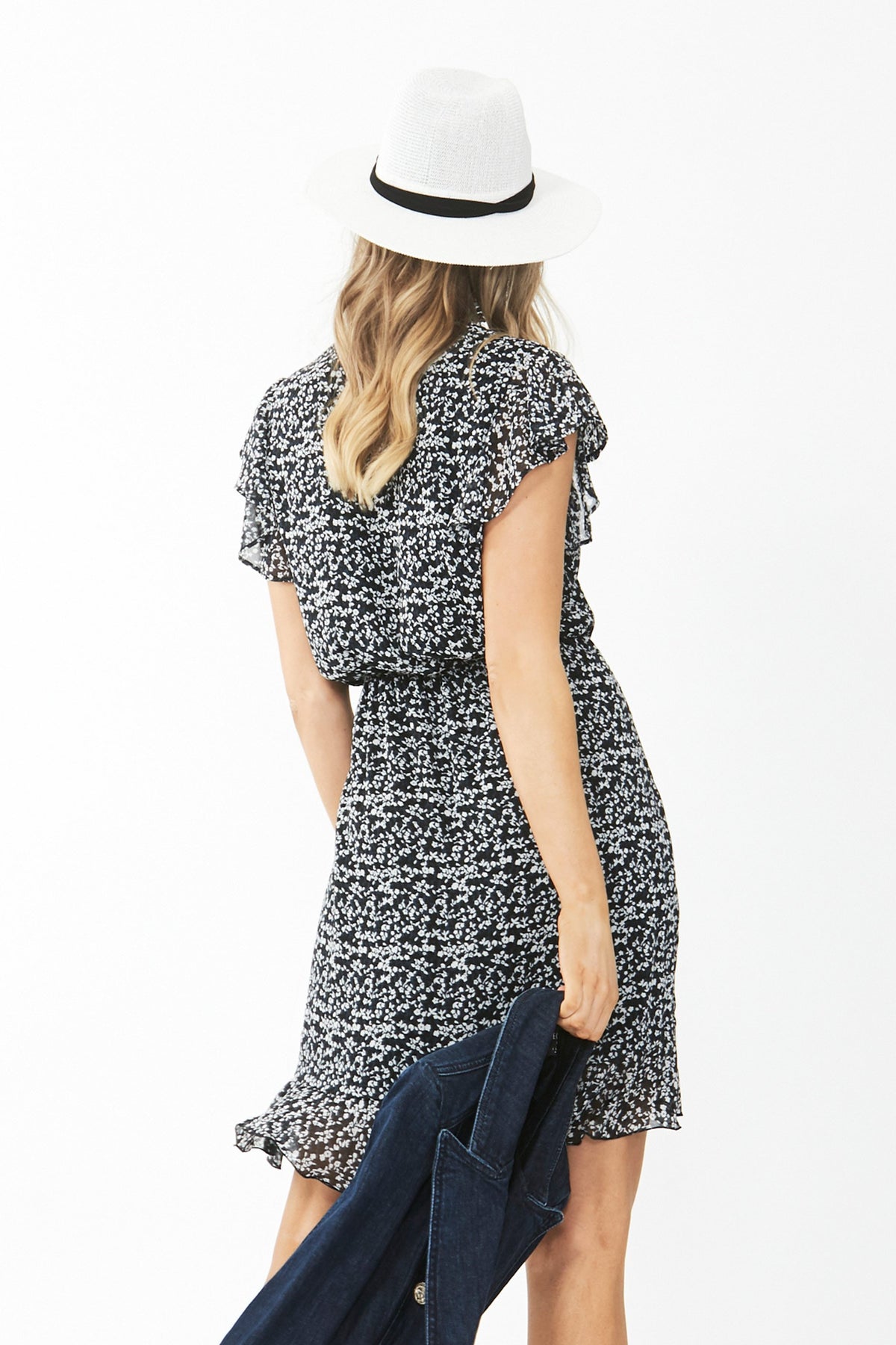 [TEST] Joelle Ruffle Sleeve Dress