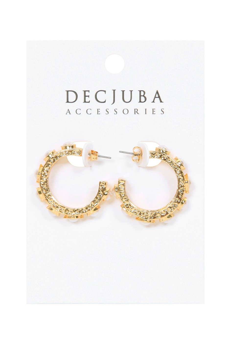 [TEST] Billie Gold Stud Hoop Earrings