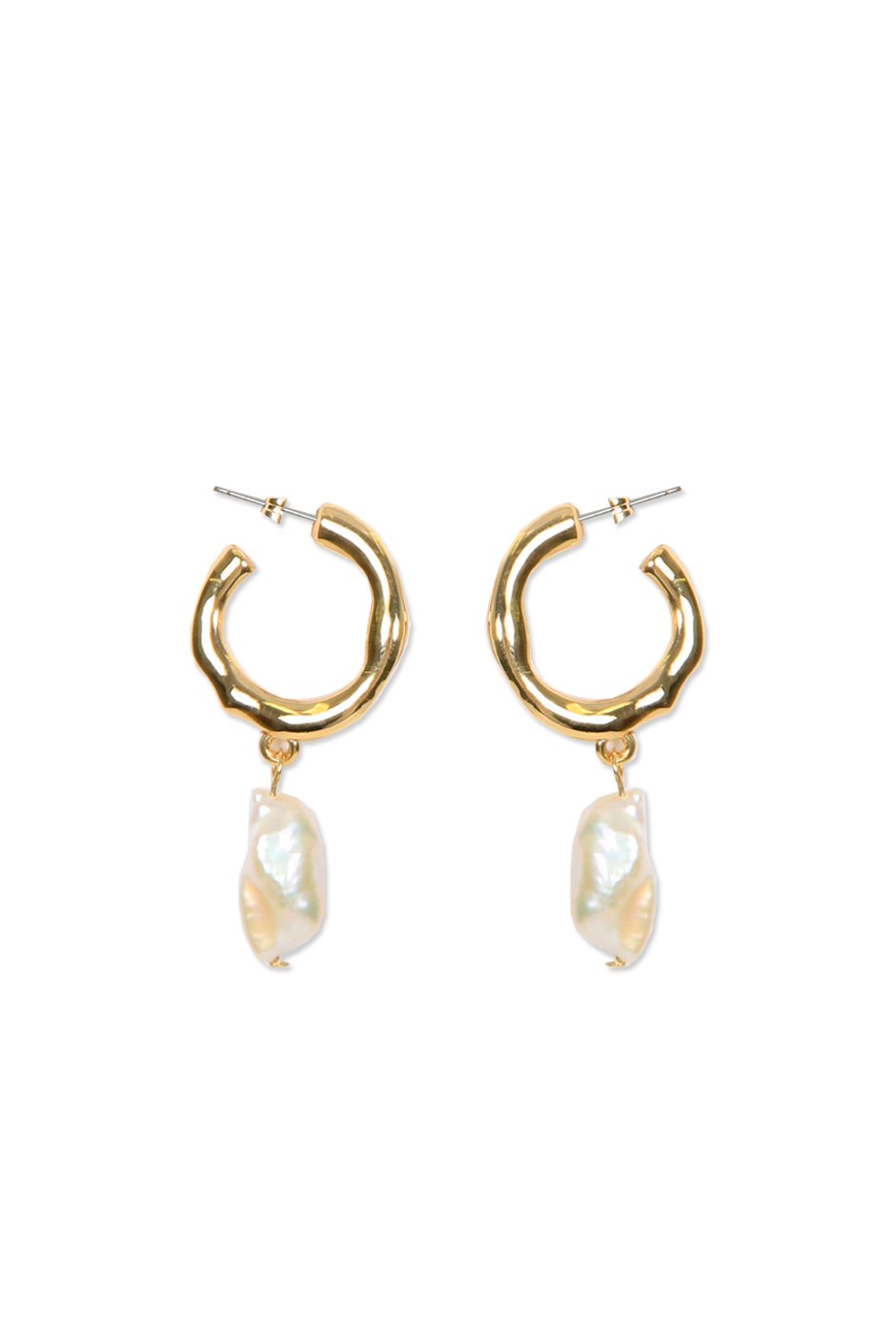 [TEST] Judy Fresh Water Pearl Hoops