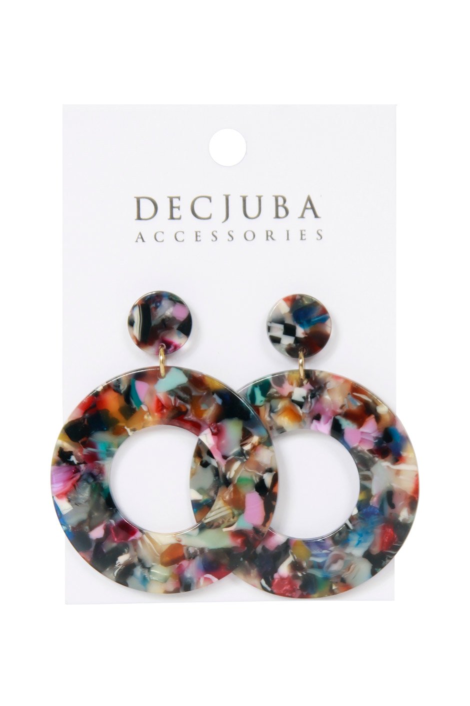 [TEST] Odie Circle Resin Earrings