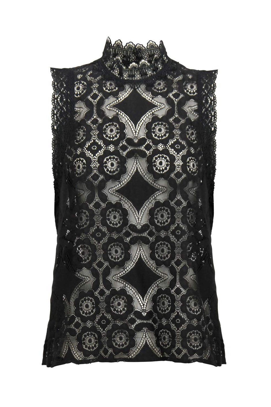 [TEST] Iris Sleeveless Lace Blouse