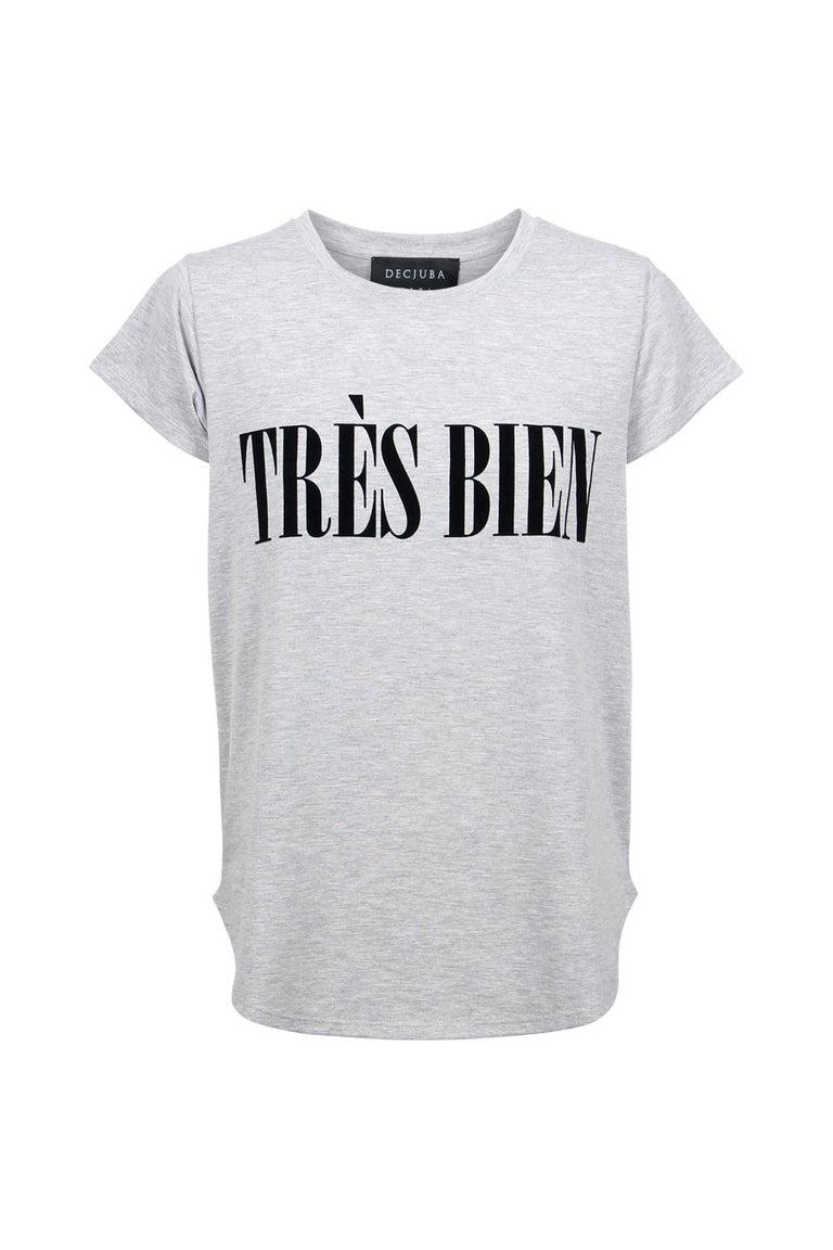 [TEST] Tres Bien Flocked Tee