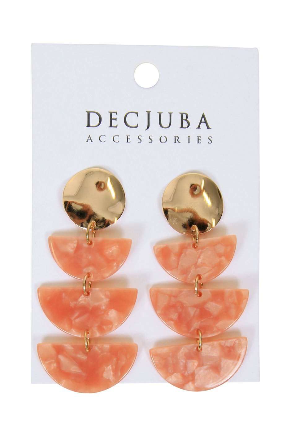 [TEST] Nat Resin Arch Drop Earrings
