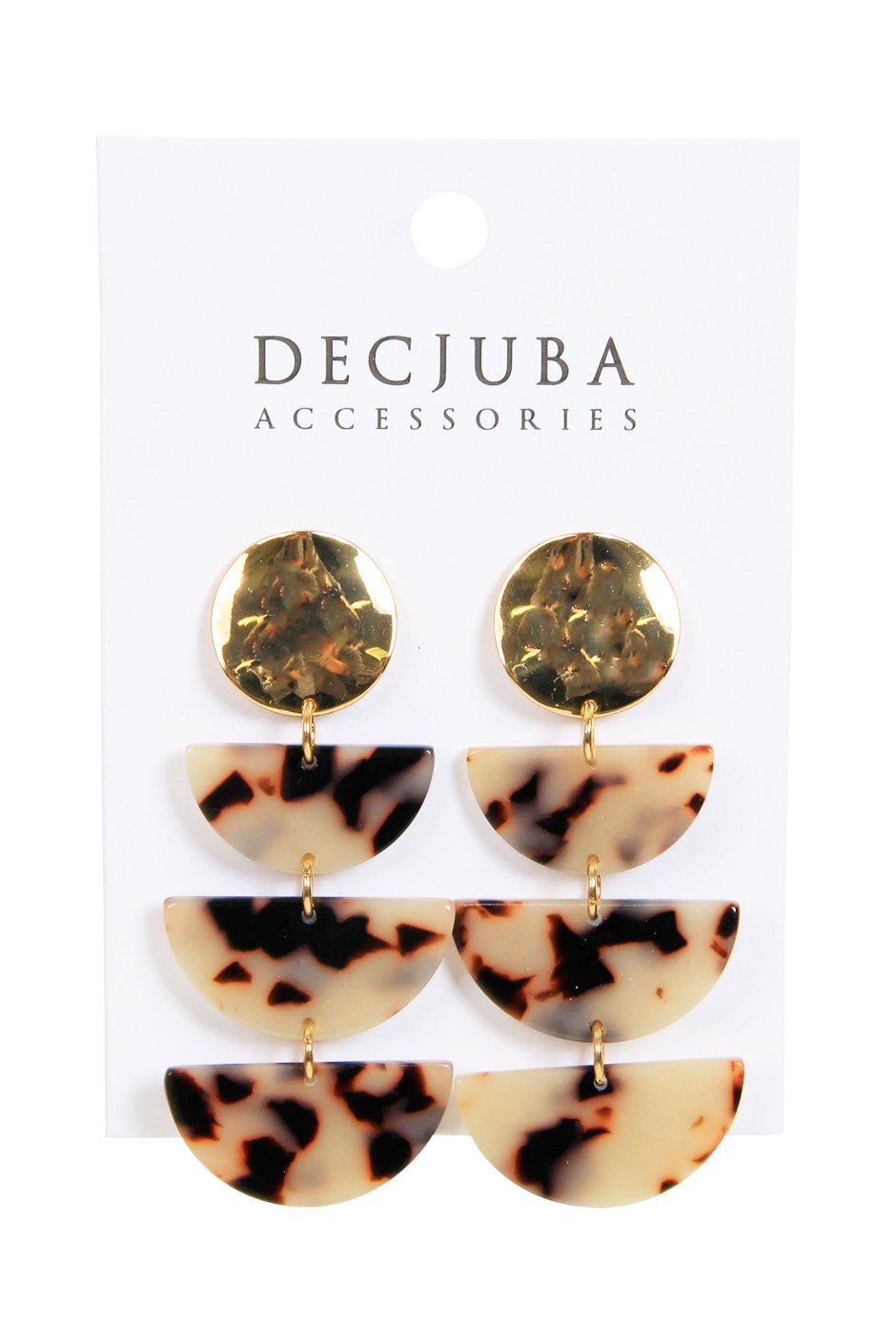 [TEST] Nat Resin Arch Drop Earrings