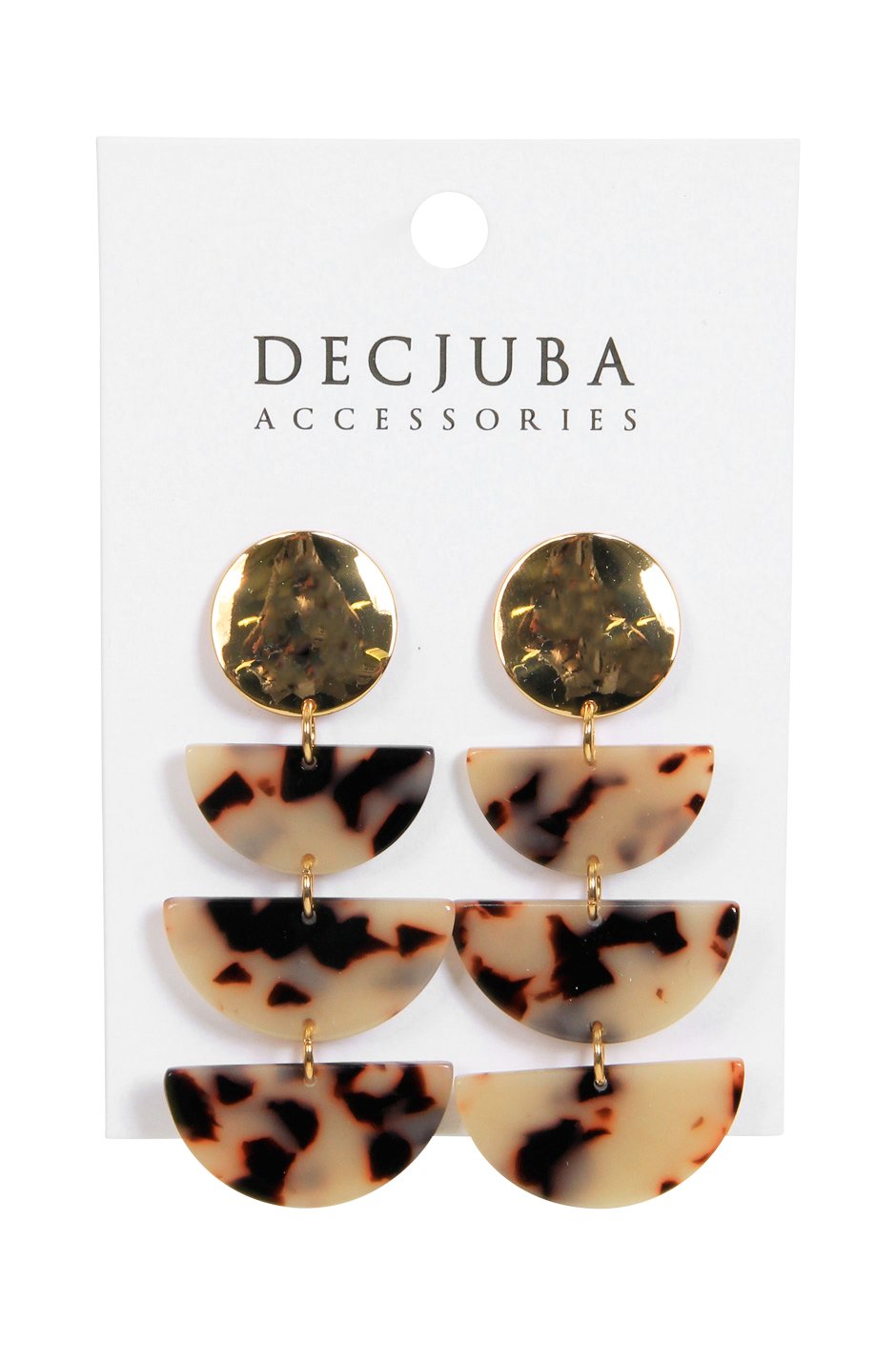 [TEST] Nat Resin Arch Drop Earrings