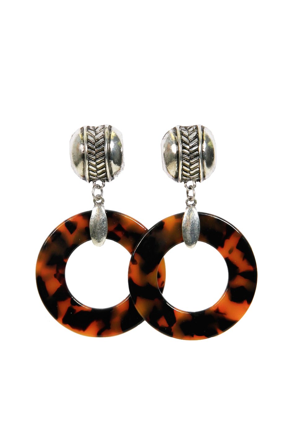 [TEST] Dana Circle Resin Drop Earring
