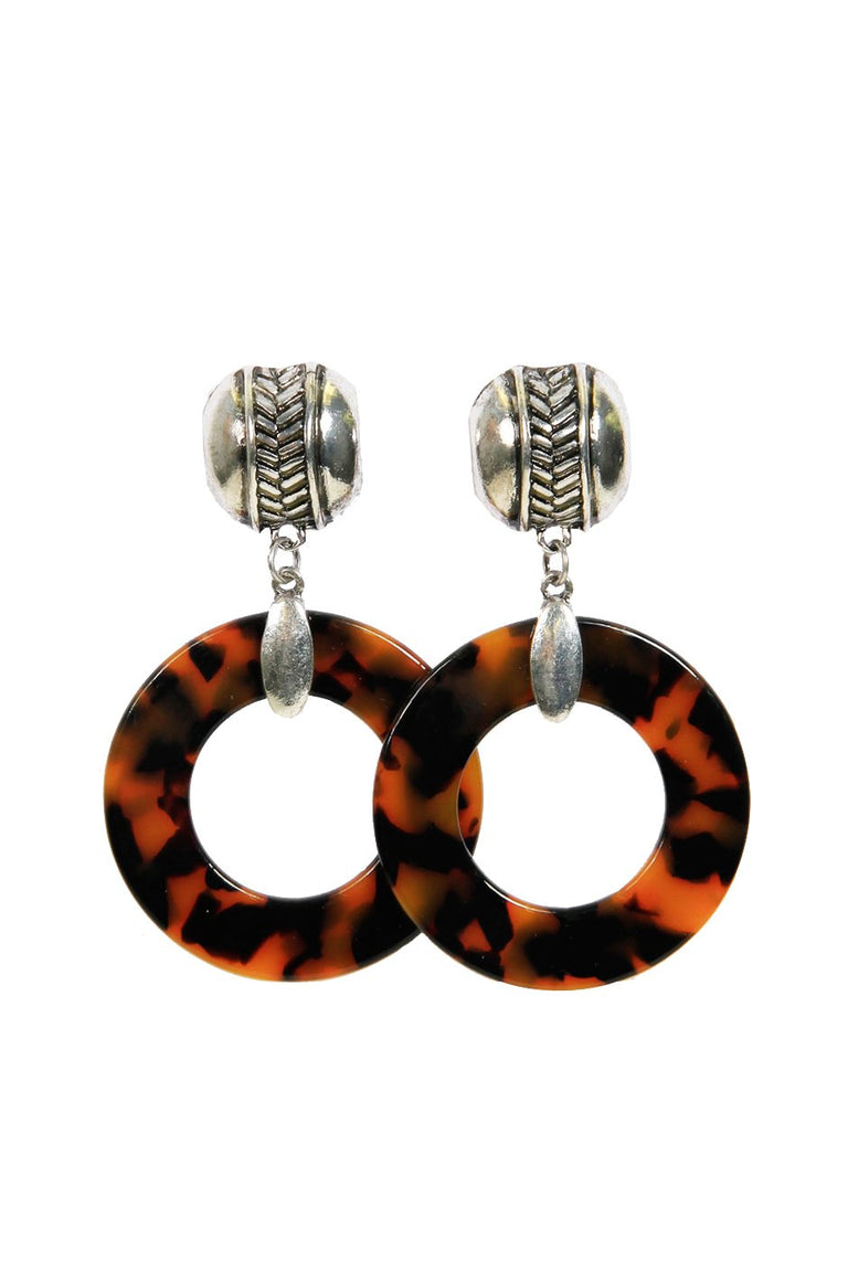 [TEST] Dana Circle Resin Drop Earring