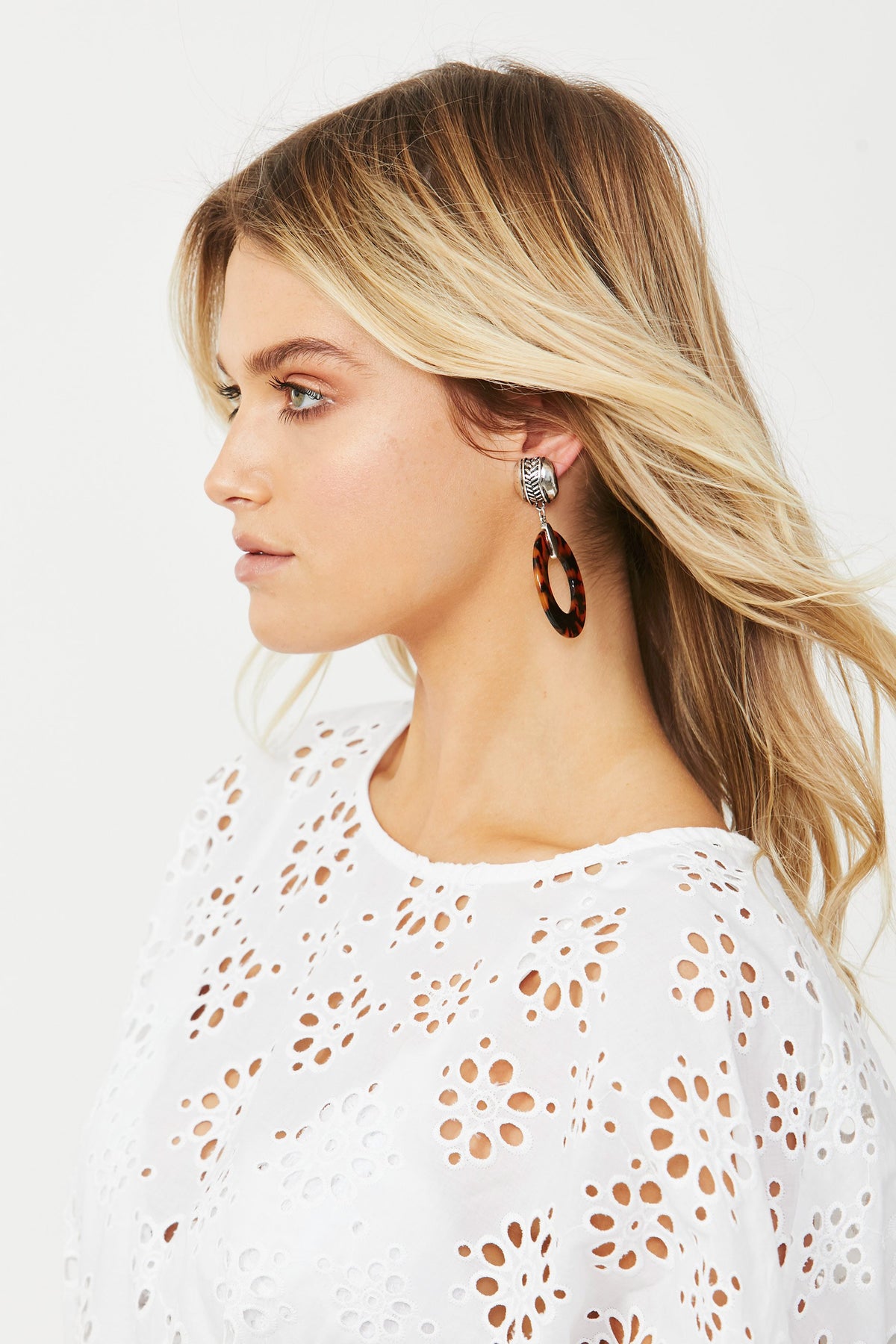 [TEST] Dana Circle Resin Drop Earring
