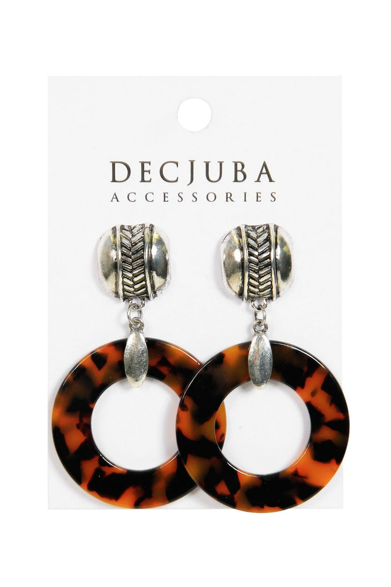 [TEST] Dana Circle Resin Drop Earring