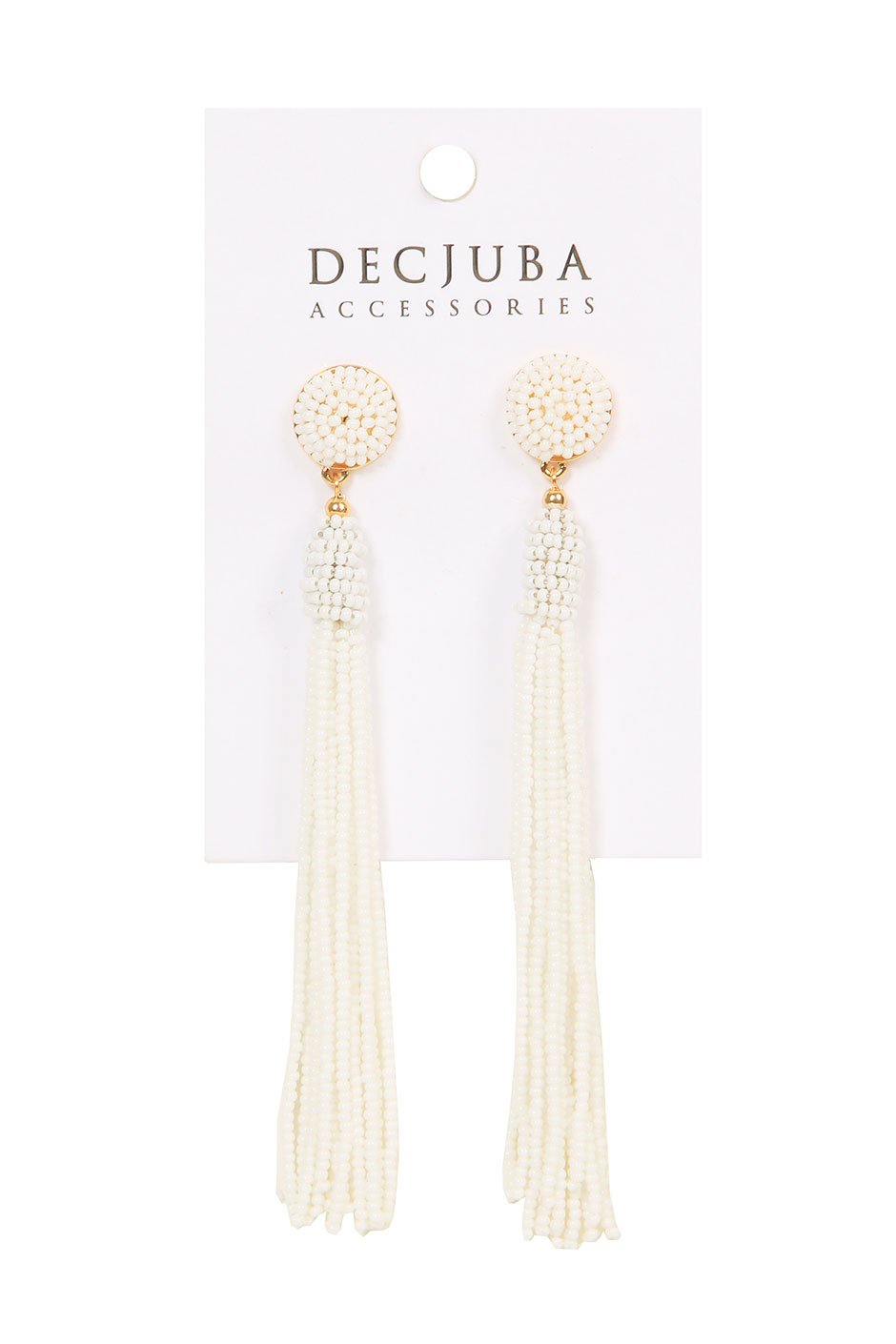[TEST] Nancy Seed Bead Tassel Earring