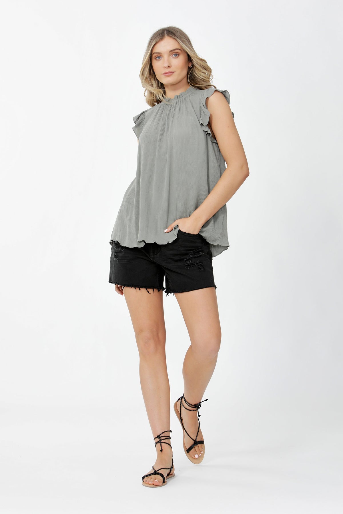 [TEST] Courtney Ruffle Blouse