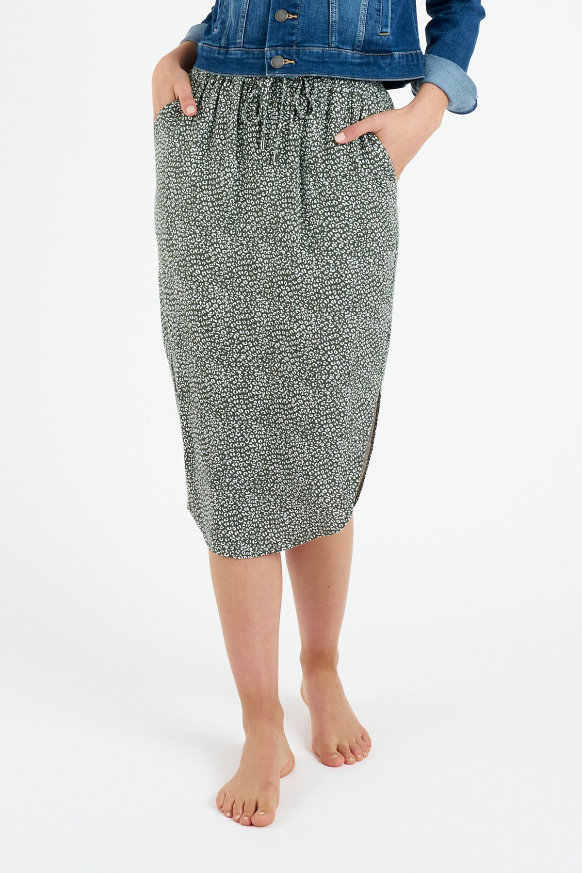 [TEST] Taleana Drawstring Midi Skirt