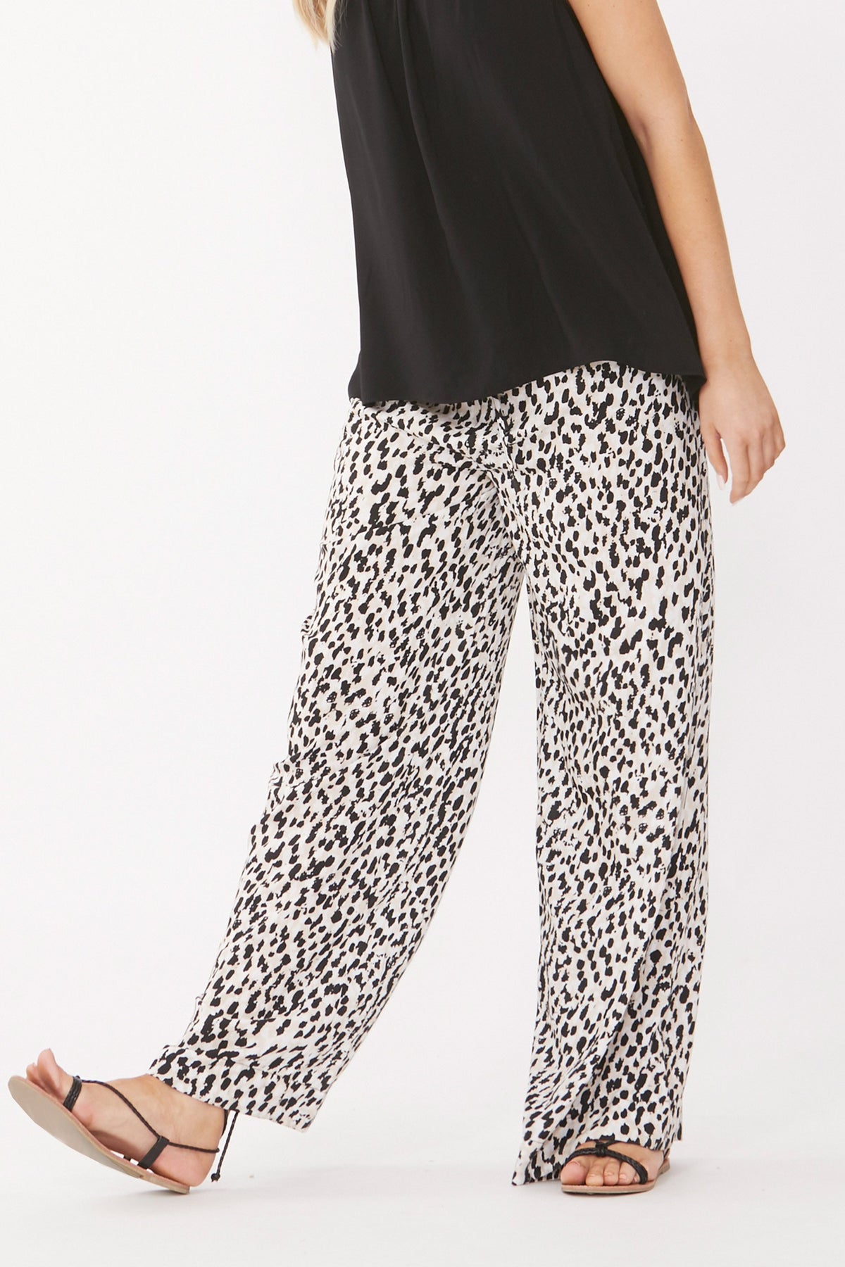 [TEST] Charlotte Wideleg Print Pant