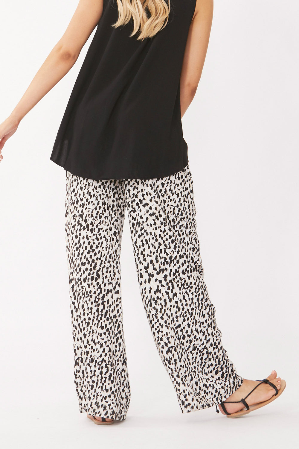 [TEST] Charlotte Wideleg Print Pant