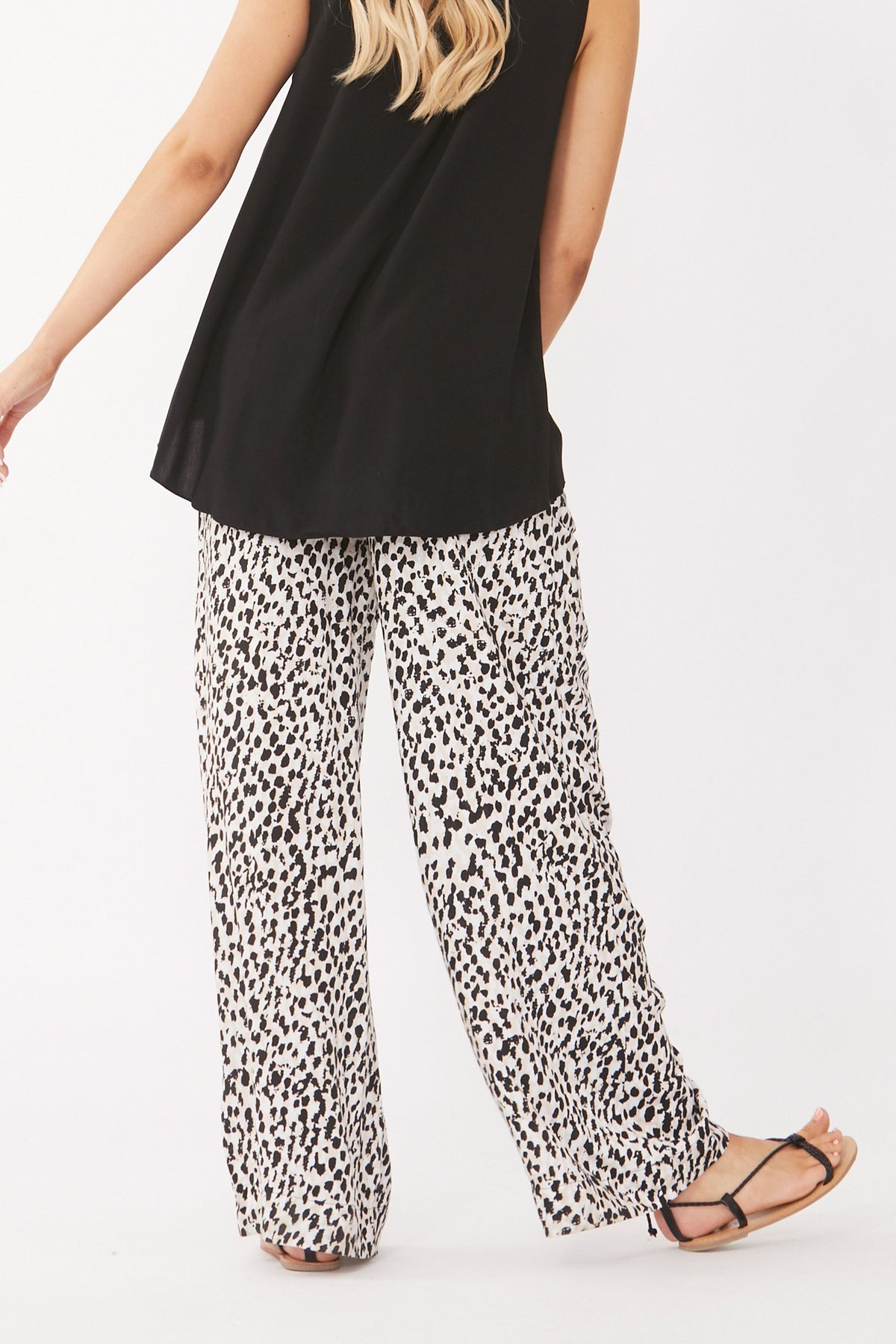 [TEST] Charlotte Wideleg Print Pant