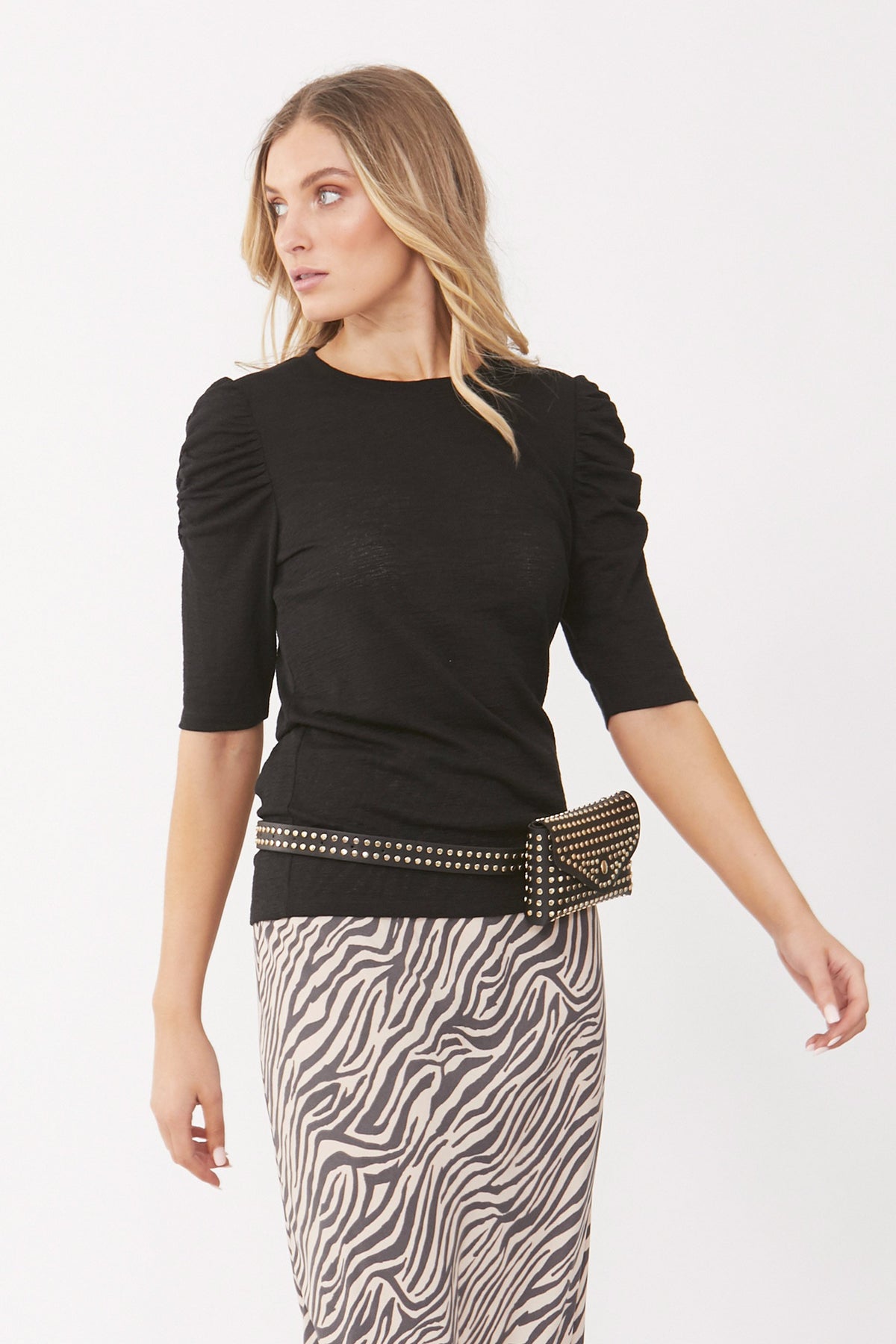 [TEST] Sophie Ruched Sleeve Top