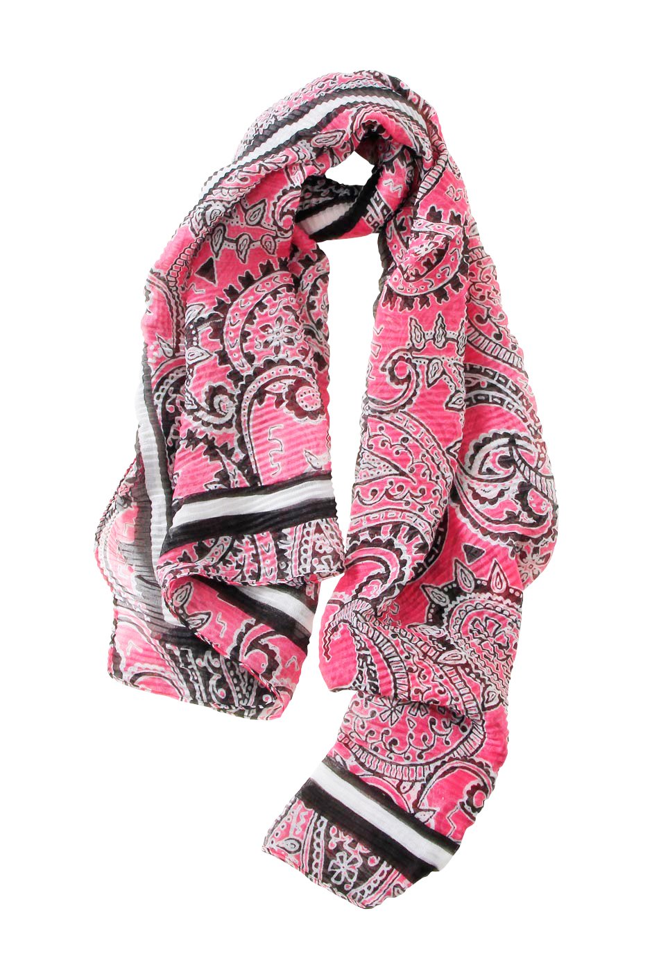 [TEST] Paisley Pleated Scarf