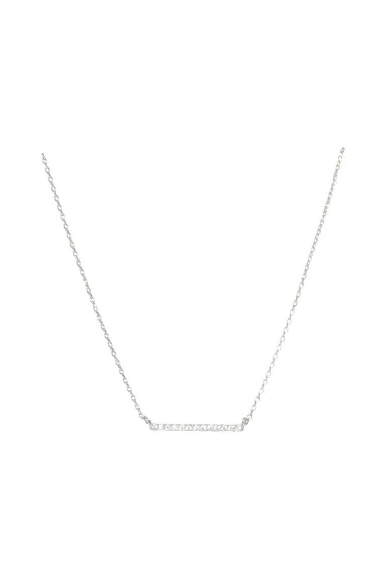 [TEST] Bar Stone Set Necklace