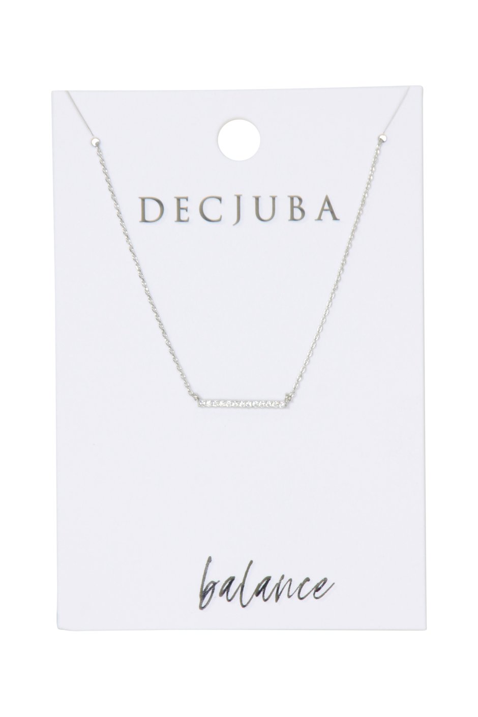 [TEST] Bar Stone Set Necklace